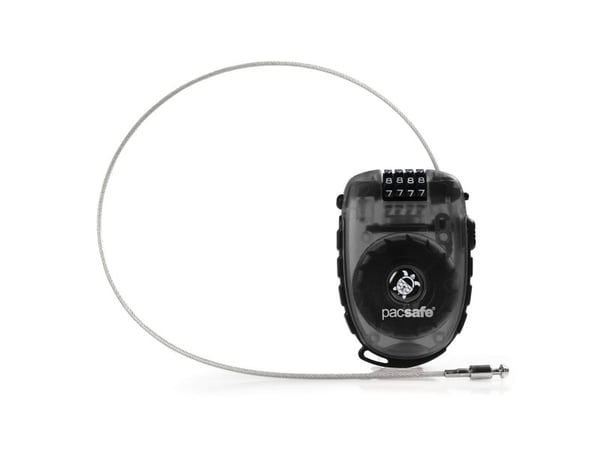 Pacsafe Retractasafe 250, Matkatavaroiden yhdistelmälukko, Musta, 60 mm, 20 mm, 95 mm, 80 g