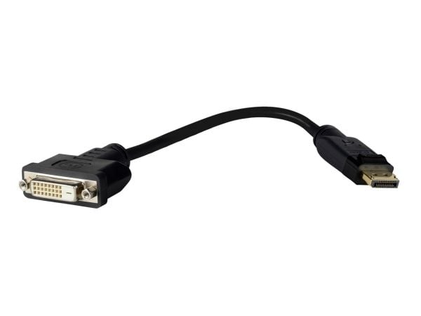 VivoLink Pro - Skjermkabel - DisplayPort (hann) til DVI-D (hann) - låst, tommelskruer, 4K-støtte