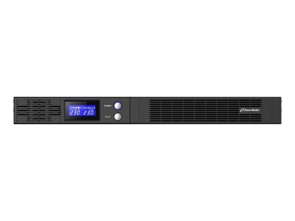 PowerWalker VI 750 R1U, Linje-Interactive, 0,75 kVA, 450 W, Sinus, 165 V, 290 V