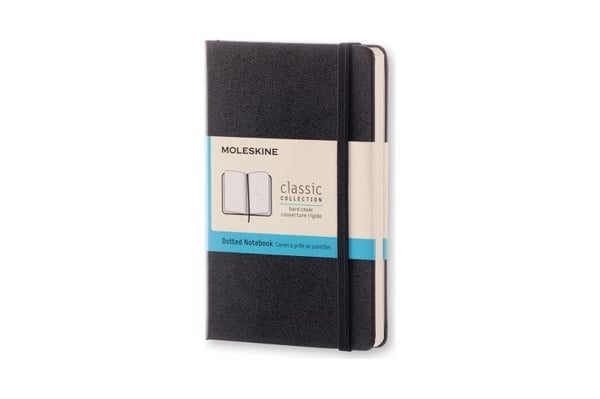 Moleskine 805-12-7289-528-5, Monokromatisk, Sort, Matt, 70 g/m², Innbundet (hardcover), Voksen