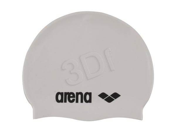 Arena Classic Silicone Cap, Sort, Sølv, Caps, Unisex, Voksen, Svømming, Silikon