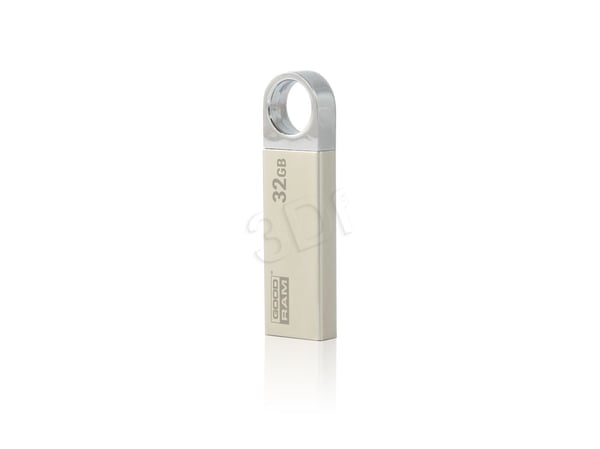 Goodram UUN2, 32 GB, USB A-tyyppi, 2.0, 20 MB/s, Taittuva, Hopea
