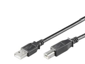 Goobay 68902, 5 m, USB A, USB B, USB 2.0, 0,48 Gbit/sek., Sort