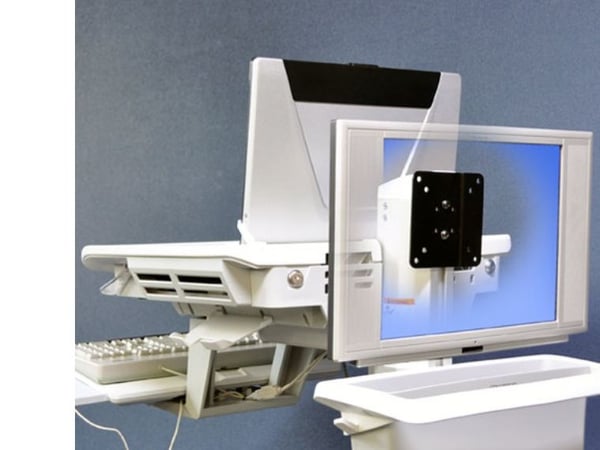 Ergotron StyleView Rear VESA Mount Kit - Monteringskomponent (adapterplate) - for LCD-skjerm - metall - svart - skjermstørrelse: inntil 22" - for P...