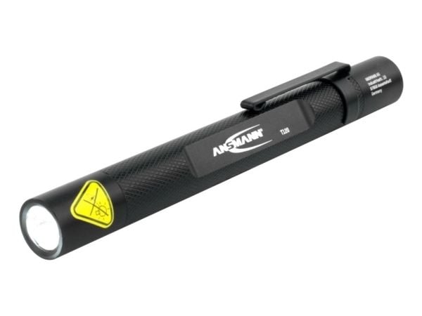 Ansmann Future T120, Penn-lommelykt, Sort, Aluminium, Knapper, IP54, LED
