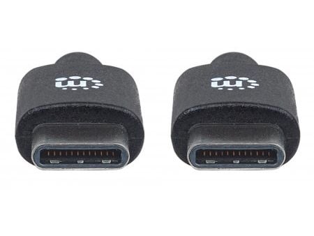 Manhattan 354905, 2 m, USB C, USB C, USB 3.2 Gen 1 (3.1 Gen 1), 5 Gbit/sek, svart