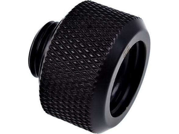 Alphacool Eiszapfen Connector Series HardTube Socket - Armatur for væskekjølesystem - mørkesvart