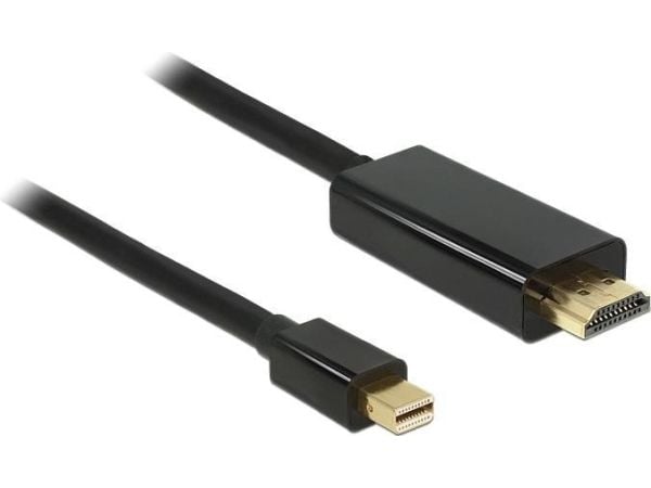 DeLOCK 83699, 2 m, Mini DisplayPort, HDMI, Uros, Uros, Kulta