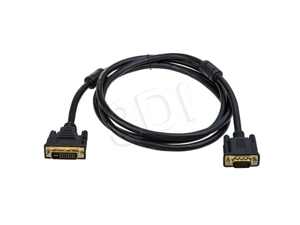 Akyga DVI-I - D-Sub (VGA) kabel 1,8 m svart (AK-AV-03)