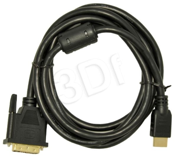 Akyga - Adapterkabel - DVI-D hann til HDMI hann - 1.8 m - svart