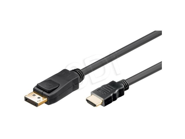 Akyga - Adapterkabel - DisplayPort hann til HDMI hann - 1.8 m - svart