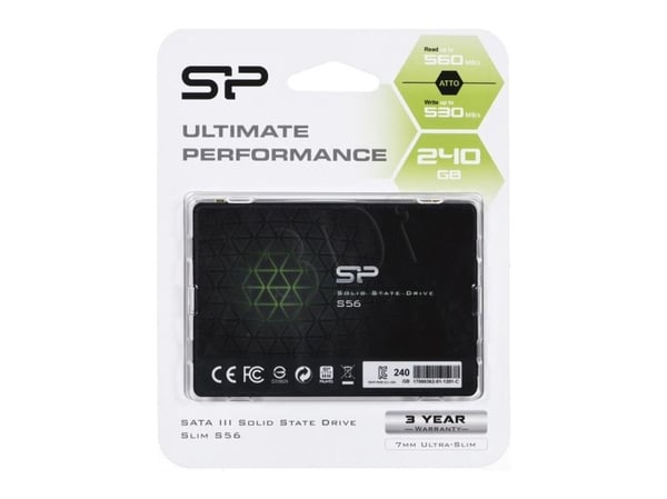 SILICON POWER Slim S56 - SSD - 240 GB - intern - 2.5" - SATA 6Gb/s