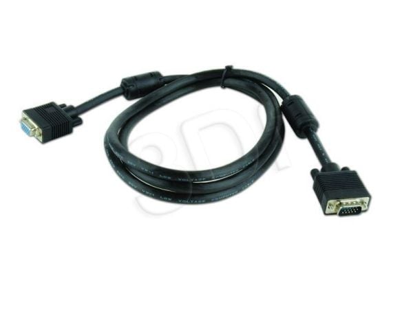 Cablexpert Premium CC-PPVGAX-6B - VGA-kabel - HD-15 (VGA) (hunn) til HD-15 (VGA) (hann) - 1.8 m - formstøpt, tommelskruer - svart