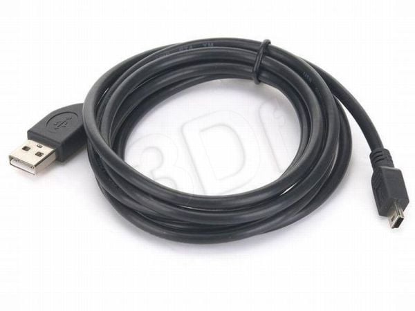 Gembird - USB-kaapeli - USB (uros) - mini-USB tyyppi B (uros) - USB 2.0 - 1,8 m - muotoiltu - musta