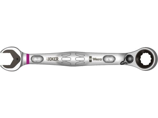Wera Joker Switch 14, 14 mm, Rustfritt stål, Stål, 15°, 187 mm, 1 stk