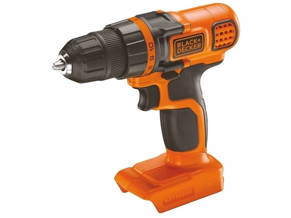 Batteridrevet skrutrekker/bor BDCDD18N 18V kropp, Black & Decker