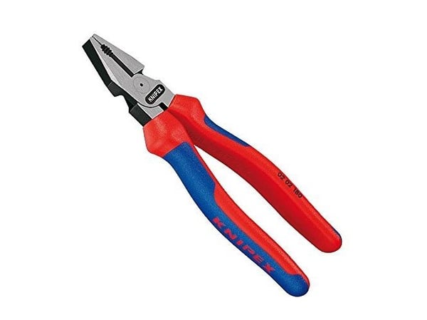 Knipex 02 02 200, Kombinasjonstang, Stål, Plast, Blå, Rød, 200 mm, 342 g