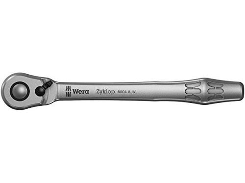 Wera 8004 A, Pipenøkkel, 1 stykker, Kromfarget, CE, Skrallehåndtak, 1 stykker