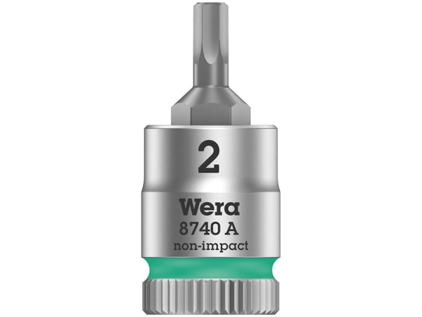 Wera 8740 A 05003330001 Umbraconøkkelbitsinnsats 2 mm 1/4 (6,3 mm)