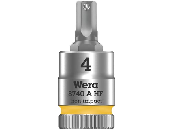 Wera 8740 A HF, 1 stykker, Sekskantet, 25,4 / 4 mm (1 / 4"), Rustfritt stål, 28 mm