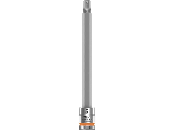 Wera 05003336001, Stikkontakt, 1/4", Metrisk, 1 hoder, 5 mm, 10 cm