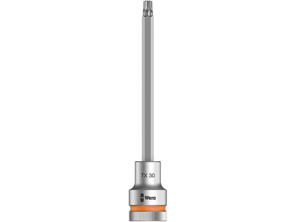 Wera 05003853001, Stikkontakt, 1/2", 1 hoder, T30, Kromvanadiumstål, Kromfarget