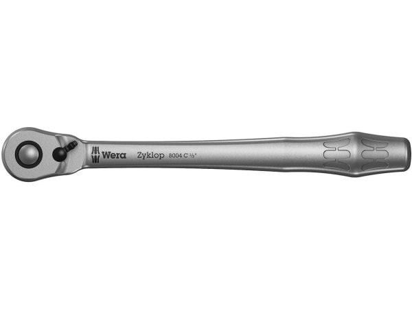 Wera 8004 C, Pipenøkkel, 1 stykker, Kromfarget, CE, Skrallehåndtak, 1 stykker
