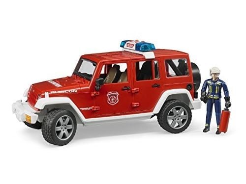 BRUDER 2528, Rød, Plastikk, 3 år, Gutt, Blå, Jeep