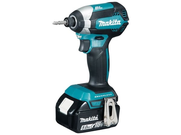 Makita DTD153RTJ - Støtdriver - trådløs - 1/4" sekskantspor 6.35 mm - 170 N·m - 2 batterier - 18 V