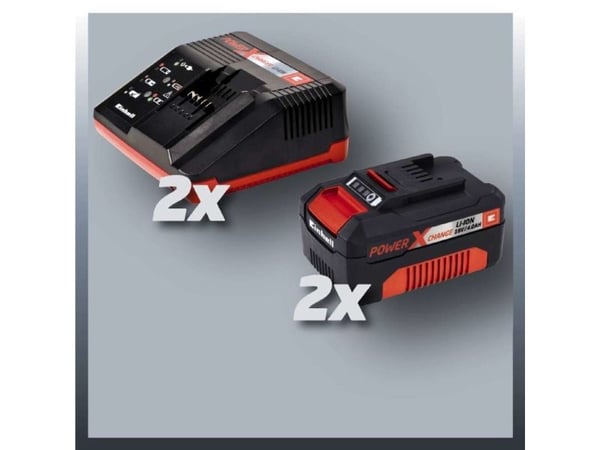 Einhell GE-CM 43 Li M Kit, Manuell gressklipper, 43 cm, 2,5 cm, 7,5 cm, 600 m², Roterende blader