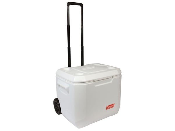Coleman 50QT hjul Xtreme Marine, Hvid, høydensitetspolyetylen (HDPE), polyuretan (PU), 47 L, 0,33 L, 580 mm