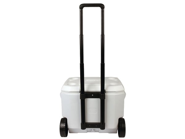 Coleman 50QT hjul Xtreme Marine, Hvid, høydensitetspolyetylen (HDPE), polyuretan (PU), 47 L, 0,33 L, 580 mm