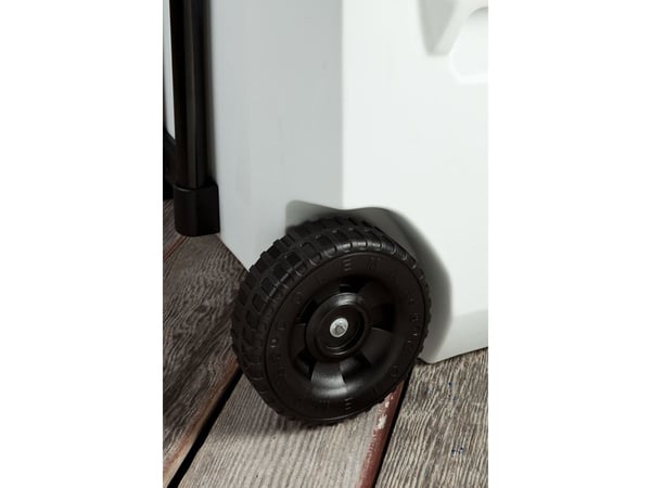 Coleman 50QT hjul Xtreme Marine, Hvid, høydensitetspolyetylen (HDPE), polyuretan (PU), 47 L, 0,33 L, 580 mm