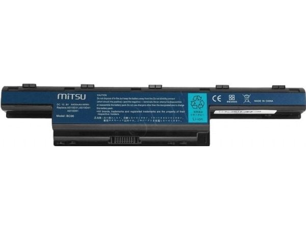 Mitsu-batteri til Acer Aspire 4551/4741/5741/4400, 4400 mAh, 48 Wh 10.8V (BC/AC-4551)
