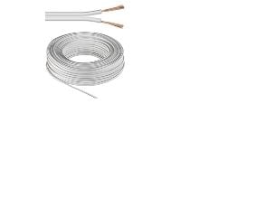 Goobay 15108, Oksygenfritt kobber, 50 m, Hvit