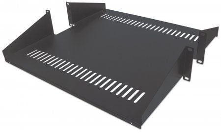 Intellinet 714877, Rackhylle, Stål, Svart, 2 kg