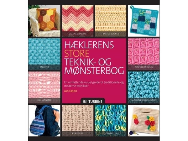 Heklerens store teknikk- og mønsterbok | Jan Eaton | Språk: Dansk