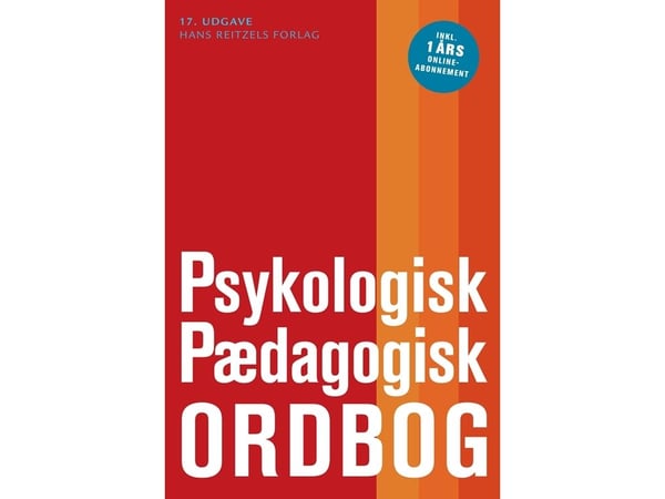 Psykologisk-pedagogisk ordbok | Mogens Hansen; Ole Varming; Peter Østergaard Andersen | Språk: Danska