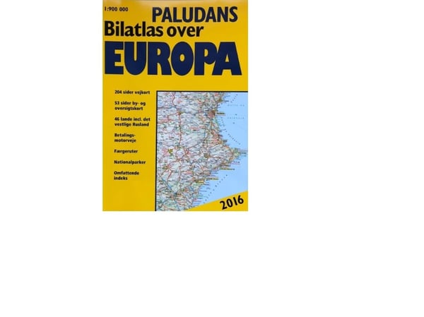Paludan’s bilatlas over Europa 2016 | Språk: Dansk Paludan’s bilatlas over Europa 2016 | Språk: Dansk