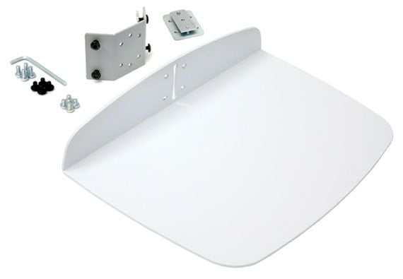Ergotron Utility Shelf - Monteringskomponent (festeanordninger, vognhylle) - for skriver - hvit - for Neo-Flex ESD WorkSpace; TeachWell LCD Mobile ...