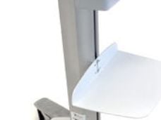 Ergotron Utility Shelf - Monteringskomponent (festeanordninger, vognhylle) - for skriver - hvit - for Neo-Flex ESD WorkSpace; TeachWell LCD Mobile ...