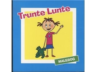 Trunte Lunte målarbok | Anne Holst Moulvad | Kieli: Tanska