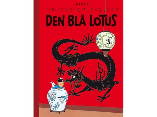 Tintin: Den blå lotusen - nyutgåva | Hergé | Språk: Danska