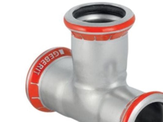 Geberit 21006, Slangekontakt, Karbon, Stål