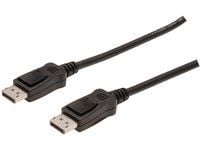 ASSMANN - DisplayPort-kabel - DisplayPort (hann) til DisplayPort (hann) - 5 m - formstøpt - svart