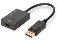 Assmann - Videokonverterare - DisplayPort - HDMI - svart
