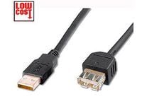 ASSMANN - USB-forlengelseskabel - USB (hann) til USB (hunn) - USB 2.0 - 1.8 m - formstøpt - svart
