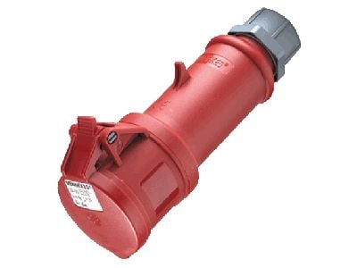 MENNEKES 16A, Suora, 400 V, Punainen, IP44, 1 kpl