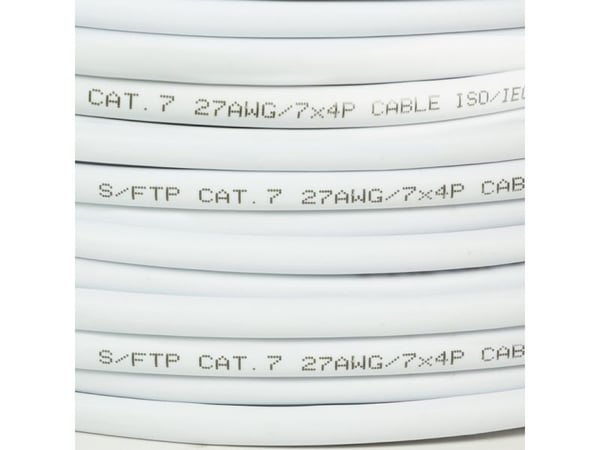 LogiLink CPV0040, 50 m, Cat7, S/FTP (S-STP), Hvit
