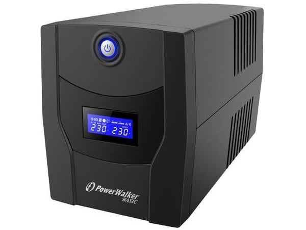 PowerWalker Basic VI 800 STL - UPS - AC 162 - 290 V - 480 watt - 800 VA - 7.2 Ah - USB - utgangskontakter: 2